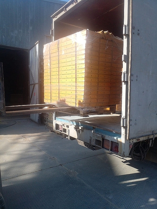 Отгрузка ТК для отправки в г. Бердск 19.11.2024 погрузка в фургон