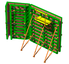 Опалубка крупнощитовая