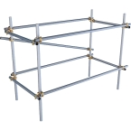 Строительные леса хомутовые (Корея)