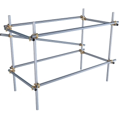 Строительные леса хомутовые (Корея)