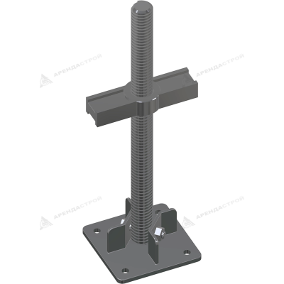 Домкрат опорный с шарнирной пятой 0.15 х 0.15 х 0.6 м
