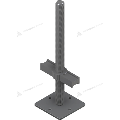 Нижний домкрат 38 x 600мм пятка 150 х 150 х 5мм