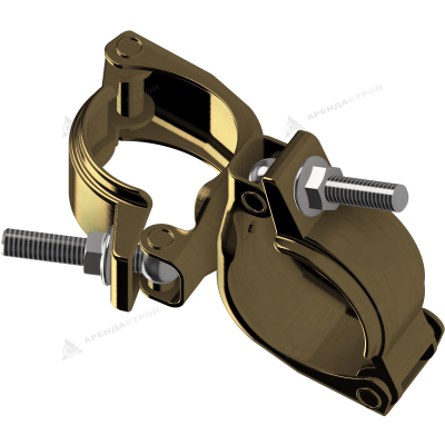 Хомут неповоротный штампованный оцинкованный 48х48
