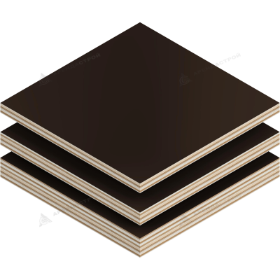 Фанера ламинированная Корея 1220х900х12мм