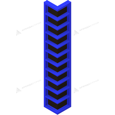 Щит угловой наружный 0,5х0,3х3,0 стальной