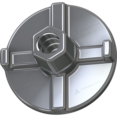 Гайка на тяж винтовой Д90 2-х рожк.