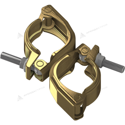 Хомут поворотный штампованный оцинкованный 48х48
