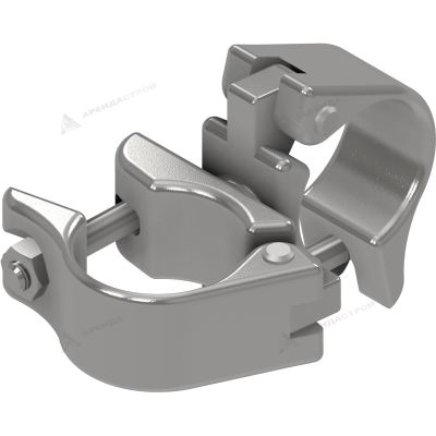 Хомут поворотный кованный оцинкованный 60х60